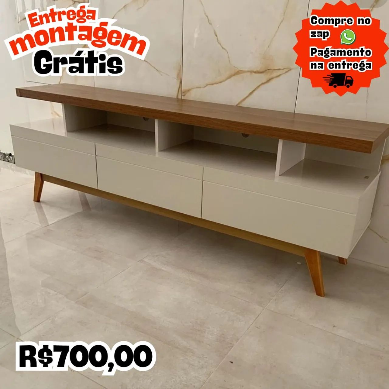 Rack Vivare wood 1.80m
