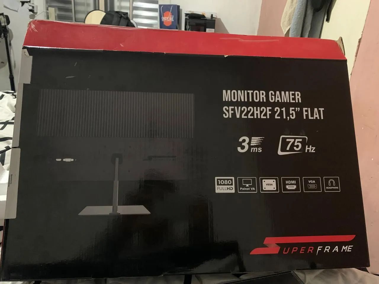 Monitor gamer super frame 21,5 75hz Full hd - Foto 2