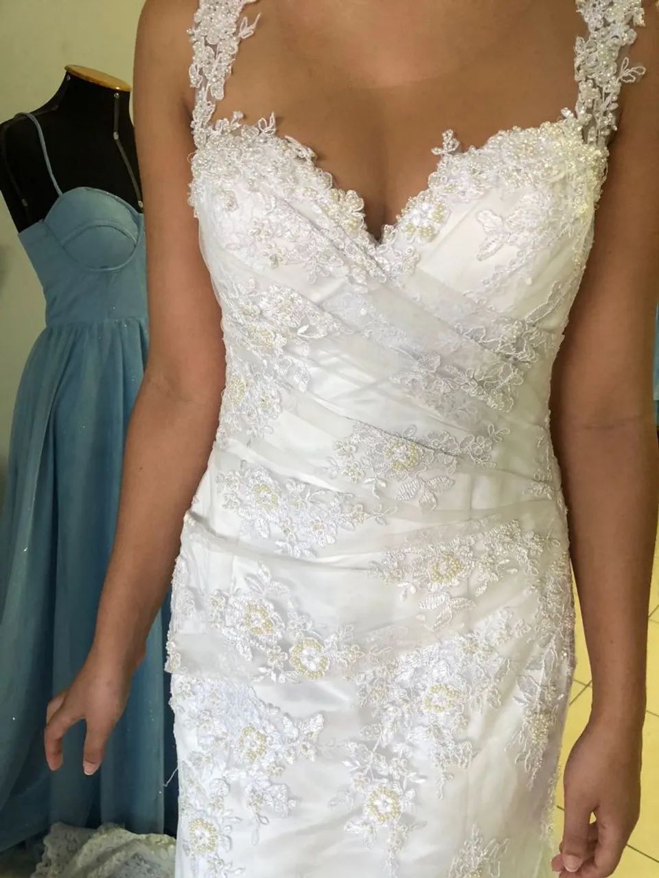 Vestido de noiva modelo sereia  - Foto 3