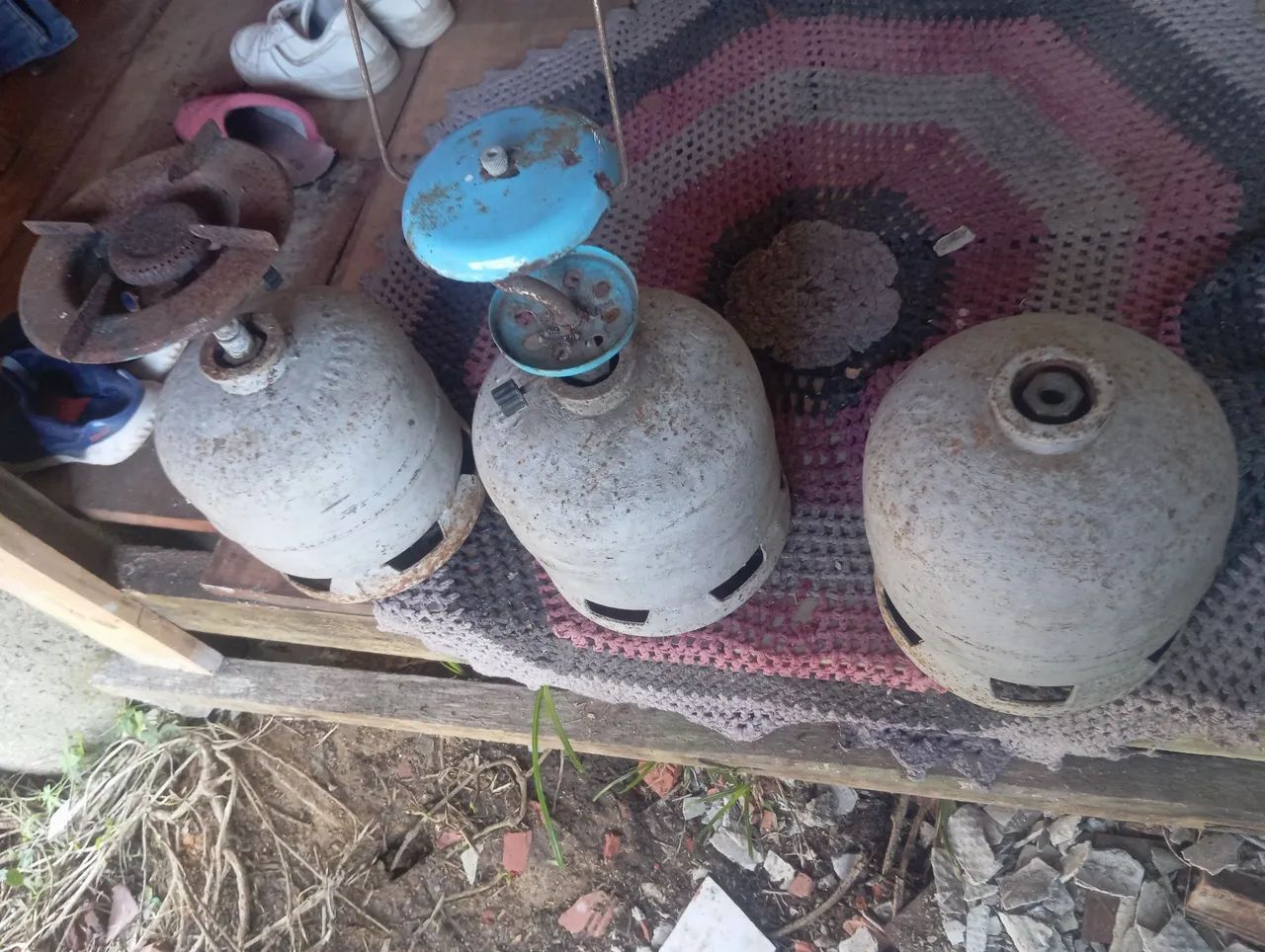 Fogareiro e lampião para camping - Foto 3