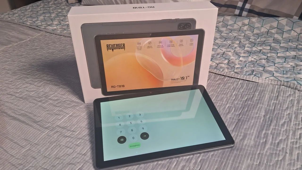 tablet Revenger RG-TB10 de 10,1 polegadas com acabamento grafite - Foto 4