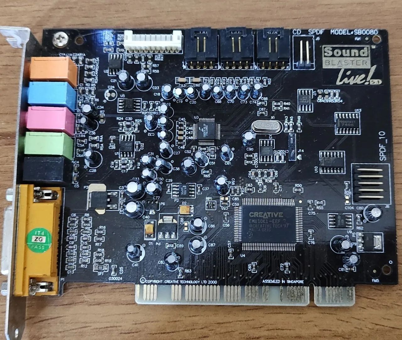 Sound blaster live falsa 