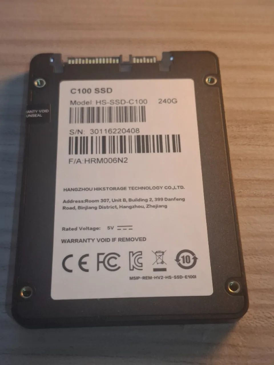 SSD 240GB SATA 3 Hikvision C100 2.5" (Para PC e Notebook) - Foto 2
