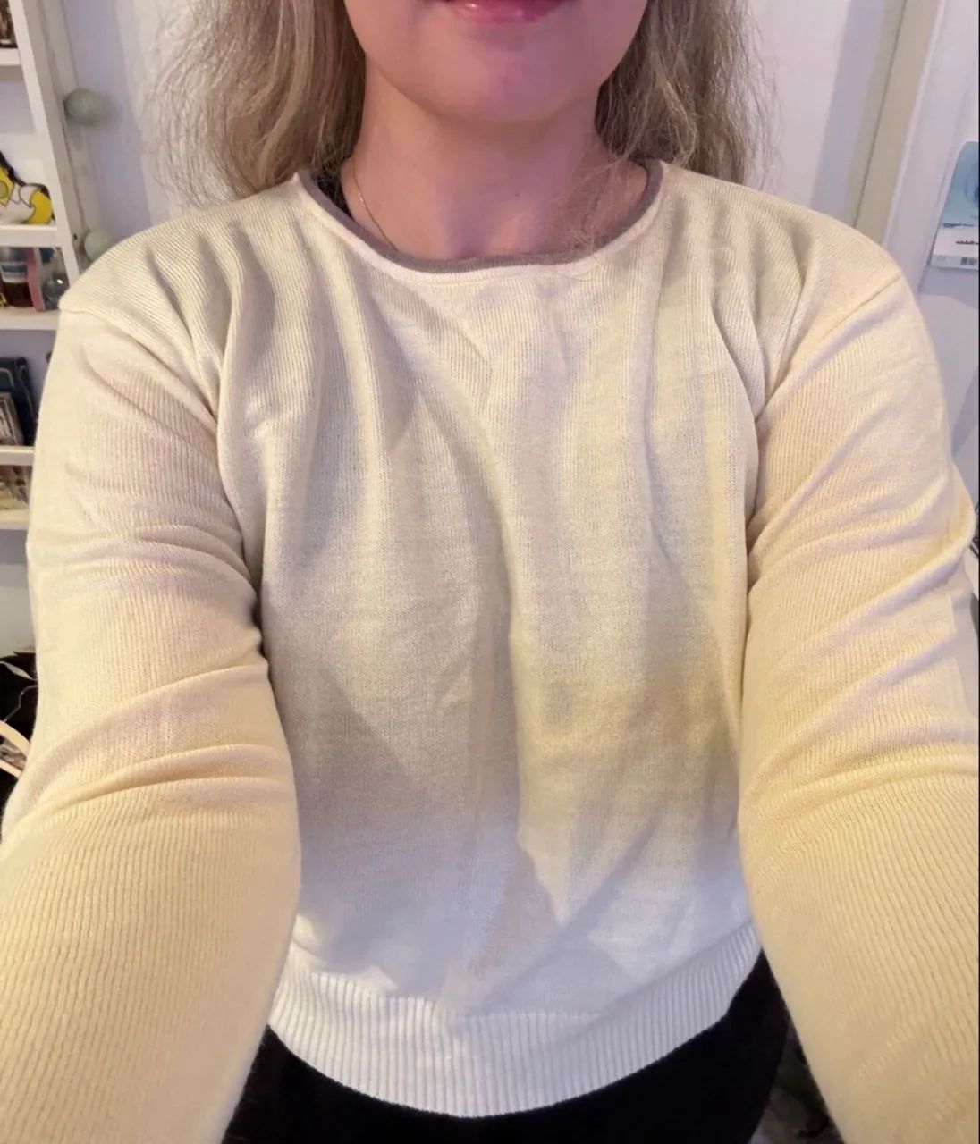 Blusa de Manga Comprida Amarelo Bebê - Foto 5