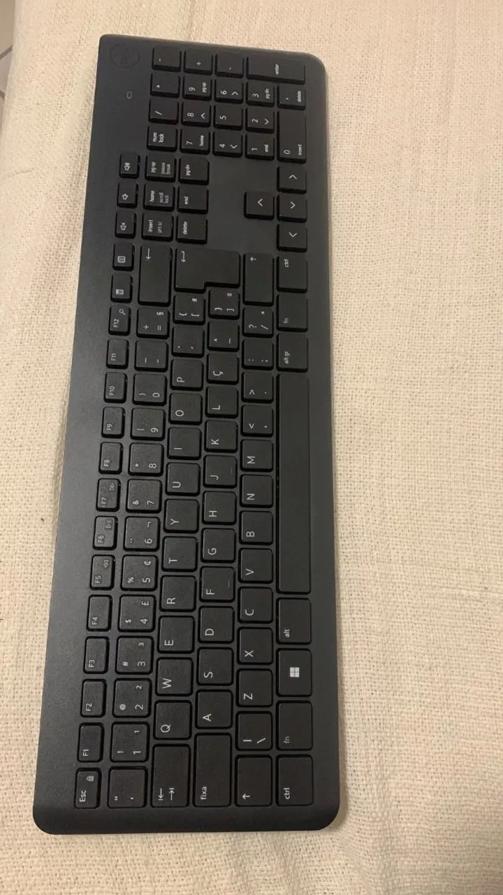 Teclado Sem Fio Dell KM3322W Original - Novo