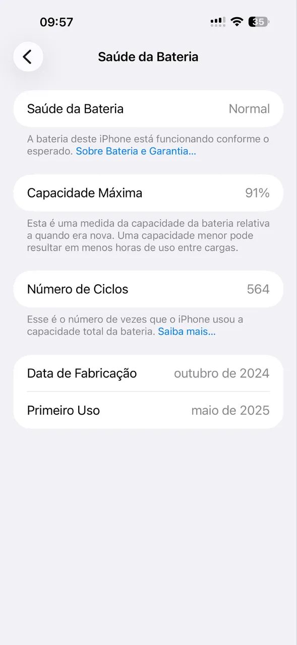 iPhone 16 Pro Max 512 Gb Bateria 91% 