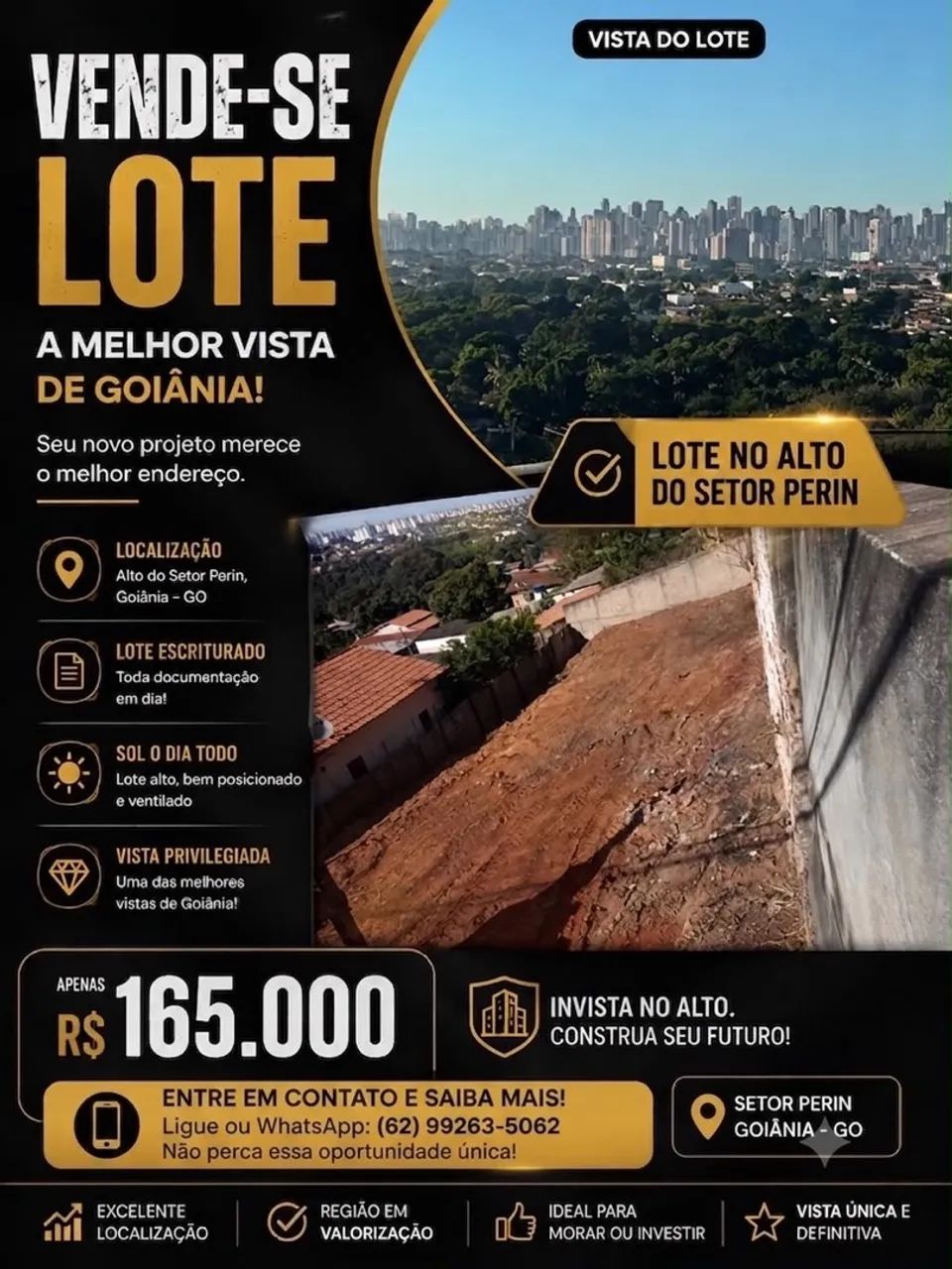 Lote no alto do setor perin - Foto 3