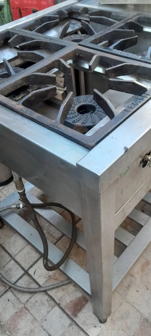 Fogão industrial inox 