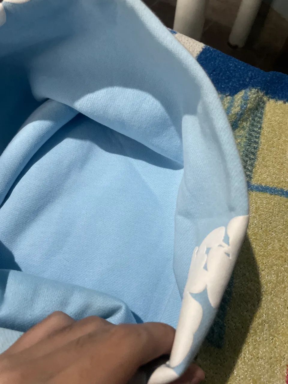 Denim tears tamanho (M) ?sky blue? - Foto 4