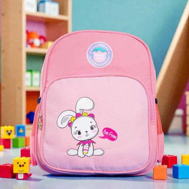 Mochila, de Costas, em Nylon, Feminina e Masculina, Infantil, com Desenho Estampado.