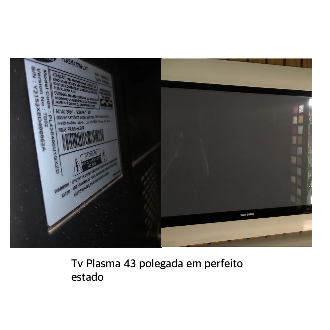 Tv plasma