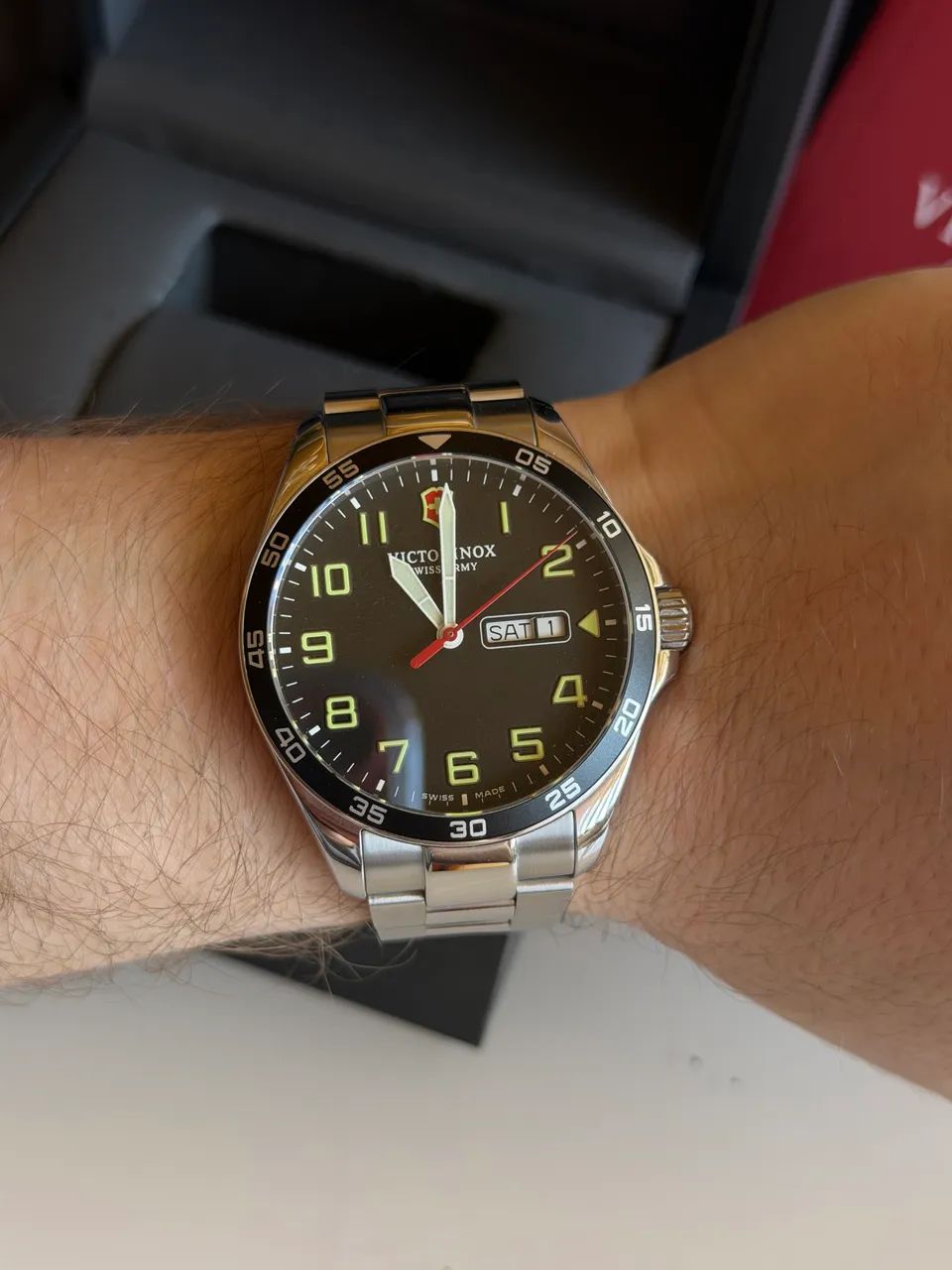 Relógio Victorinox Fieldforce usado - Foto 2