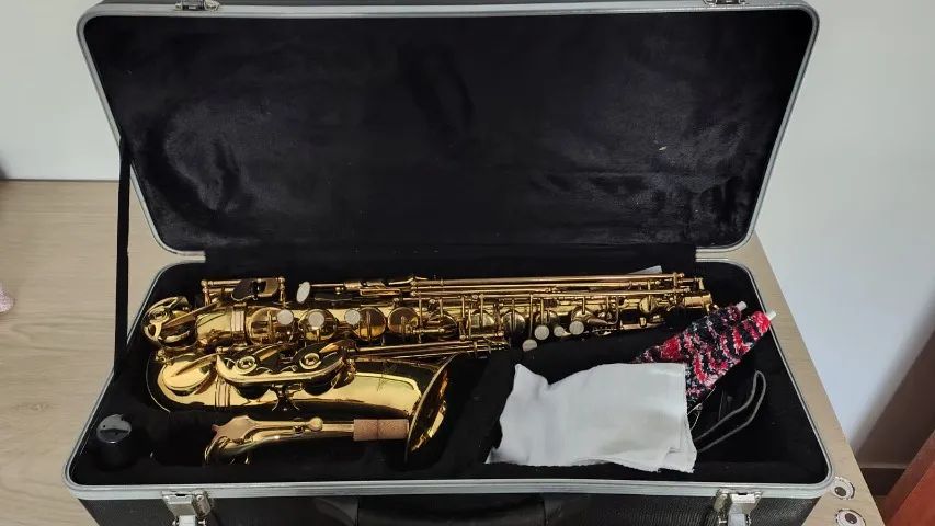 Saxofone Alto Marca Shelter - Foto 5