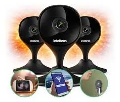 Câmera mibo intelbras Wifi - Instalada
