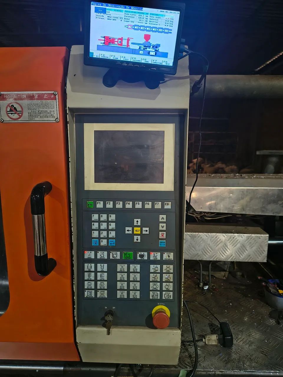 máquina injetora plástico 450gramas 188 toneladas de fechamento , canhão nitretado  - Foto 2