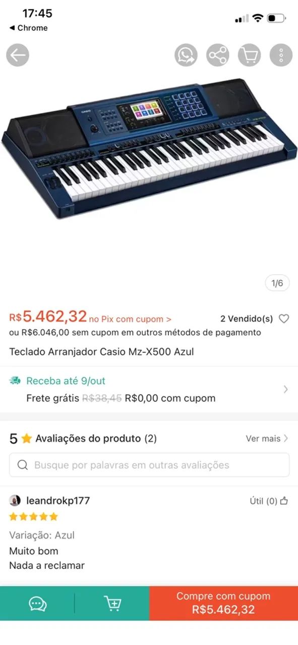 Teclado Casio MZ-X500 - Foto 5