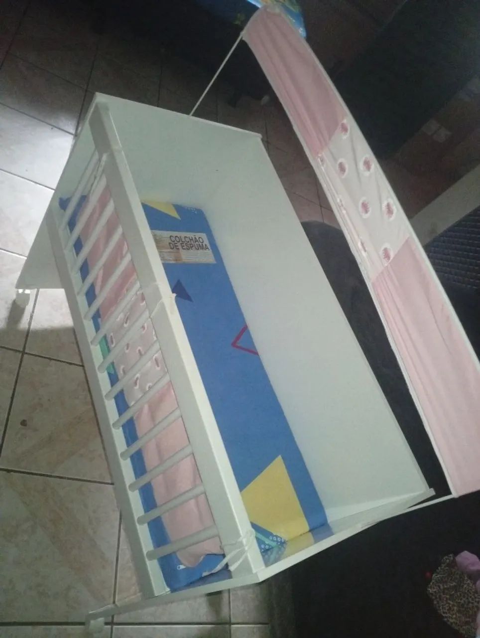 Mini berço rodinhas multifuncional! - Foto 4