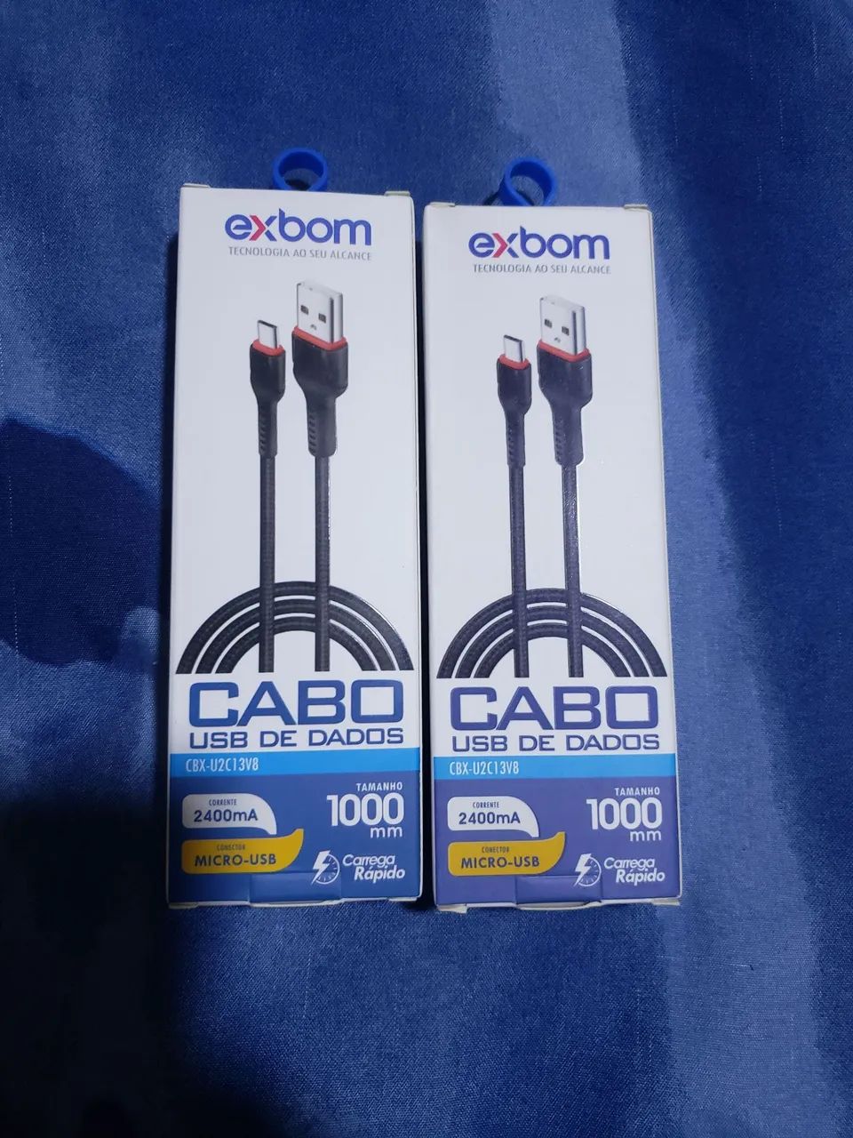 Cabo Micro USB ExBom Novo Na Caixa