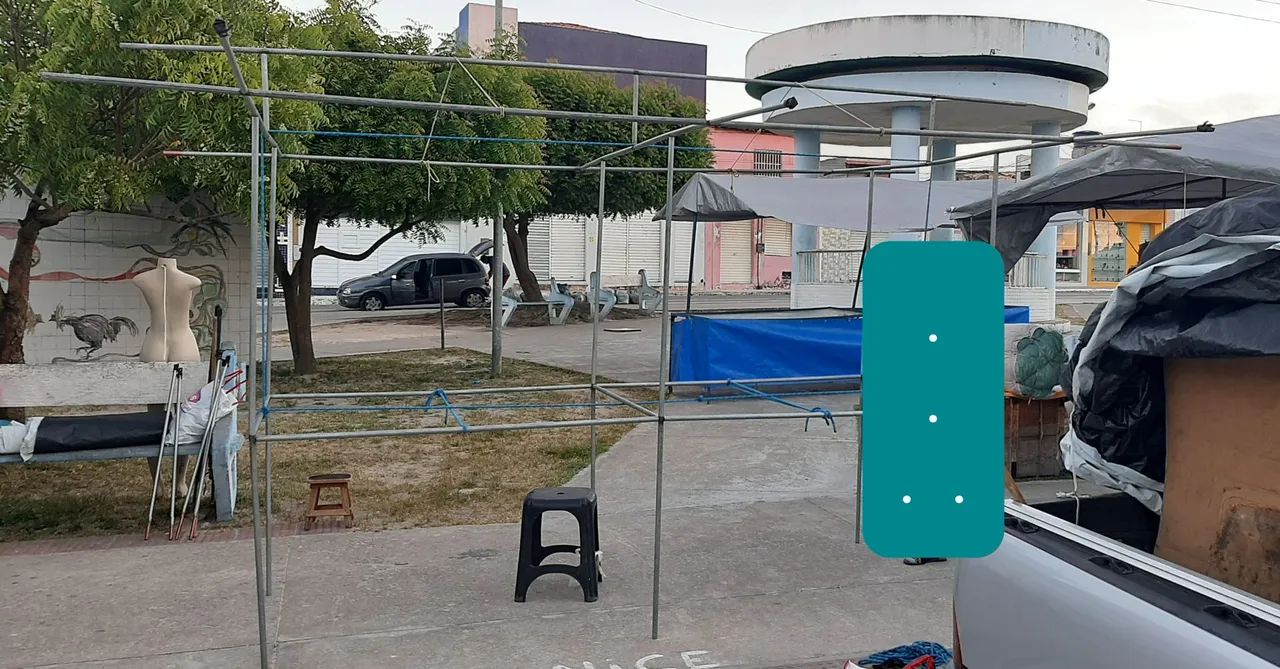 Banca de feira ferro  - Foto 3