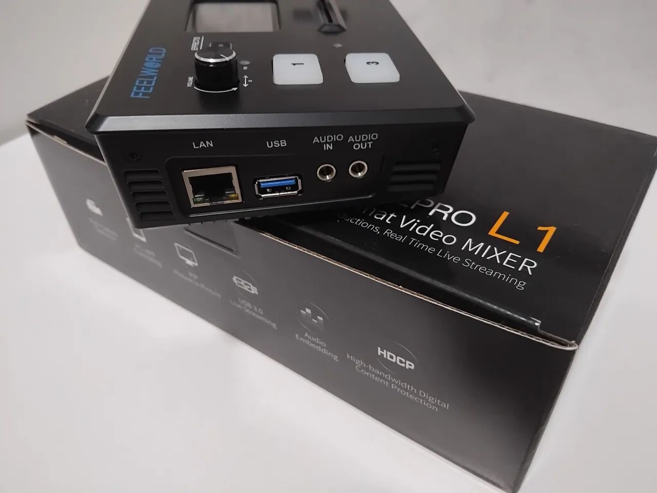 FEELWORLD LIVEPRO L1 - Switcher de Vídeo 4 HDMI - Mixer de Vídeo para Live - Foto 6
