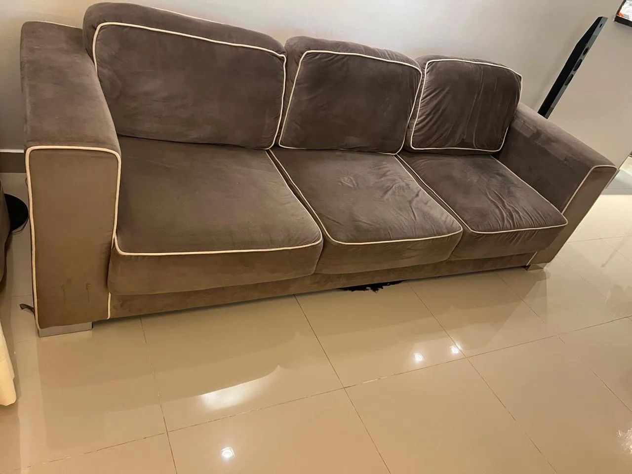 SOFÁ PRESIDENCIAL 5 LUGARES CINZA ESCURO65704309278466120