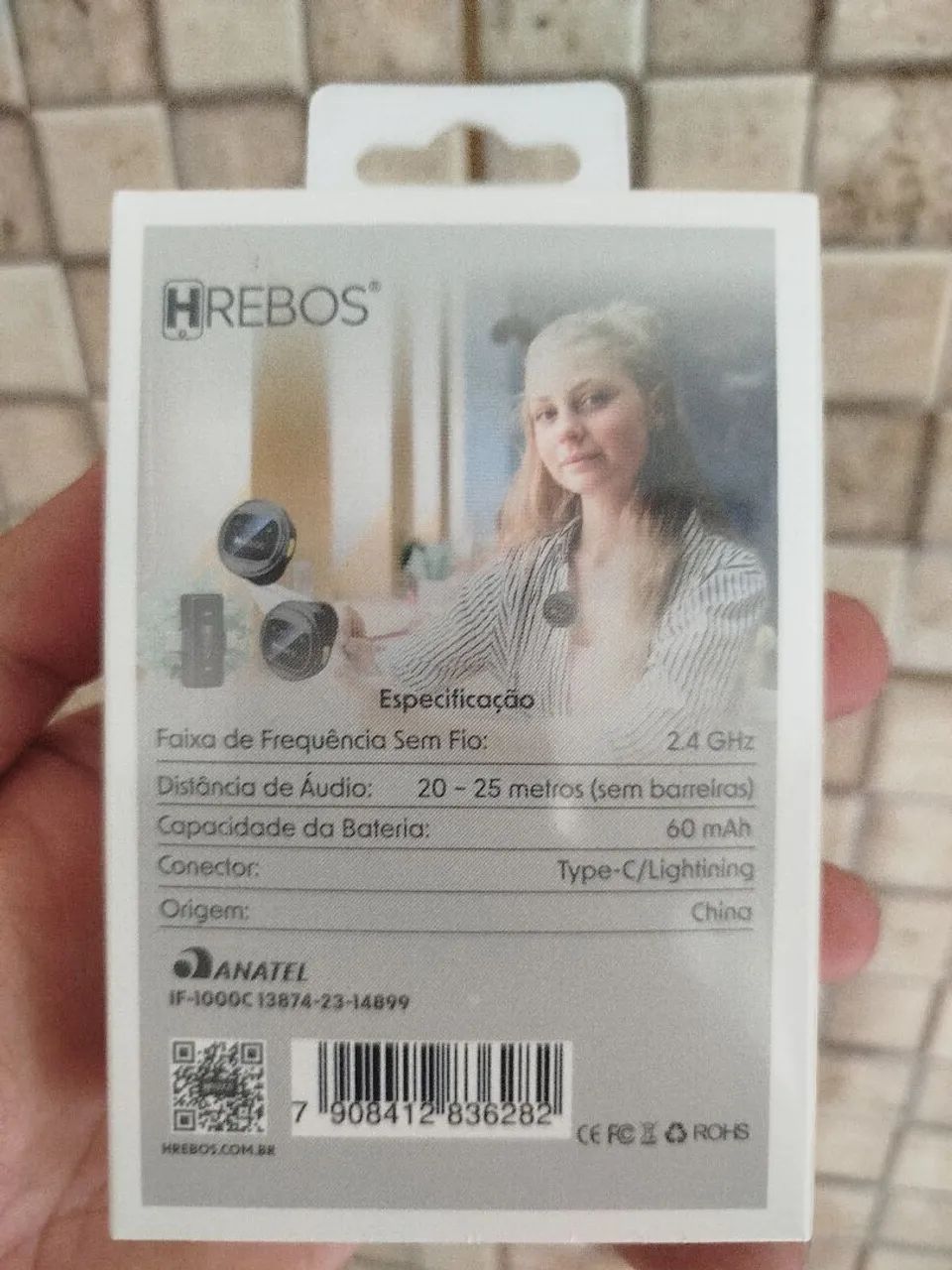 Microfone com transmissor  - Foto 2