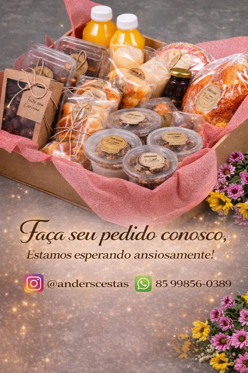 Cesta café da manhã 