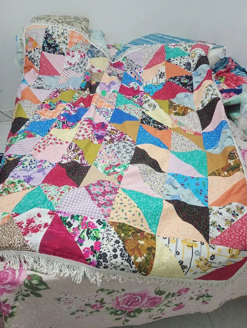 Manta Sofá patchwork  - Foto 3