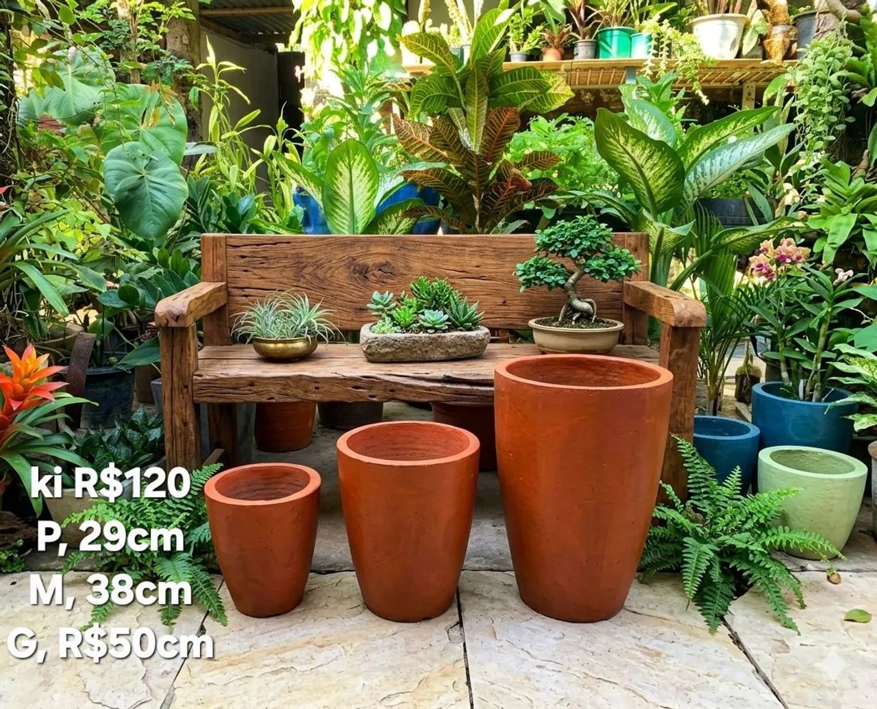 Jarros vasos caqueiras em cimentos - Foto 5