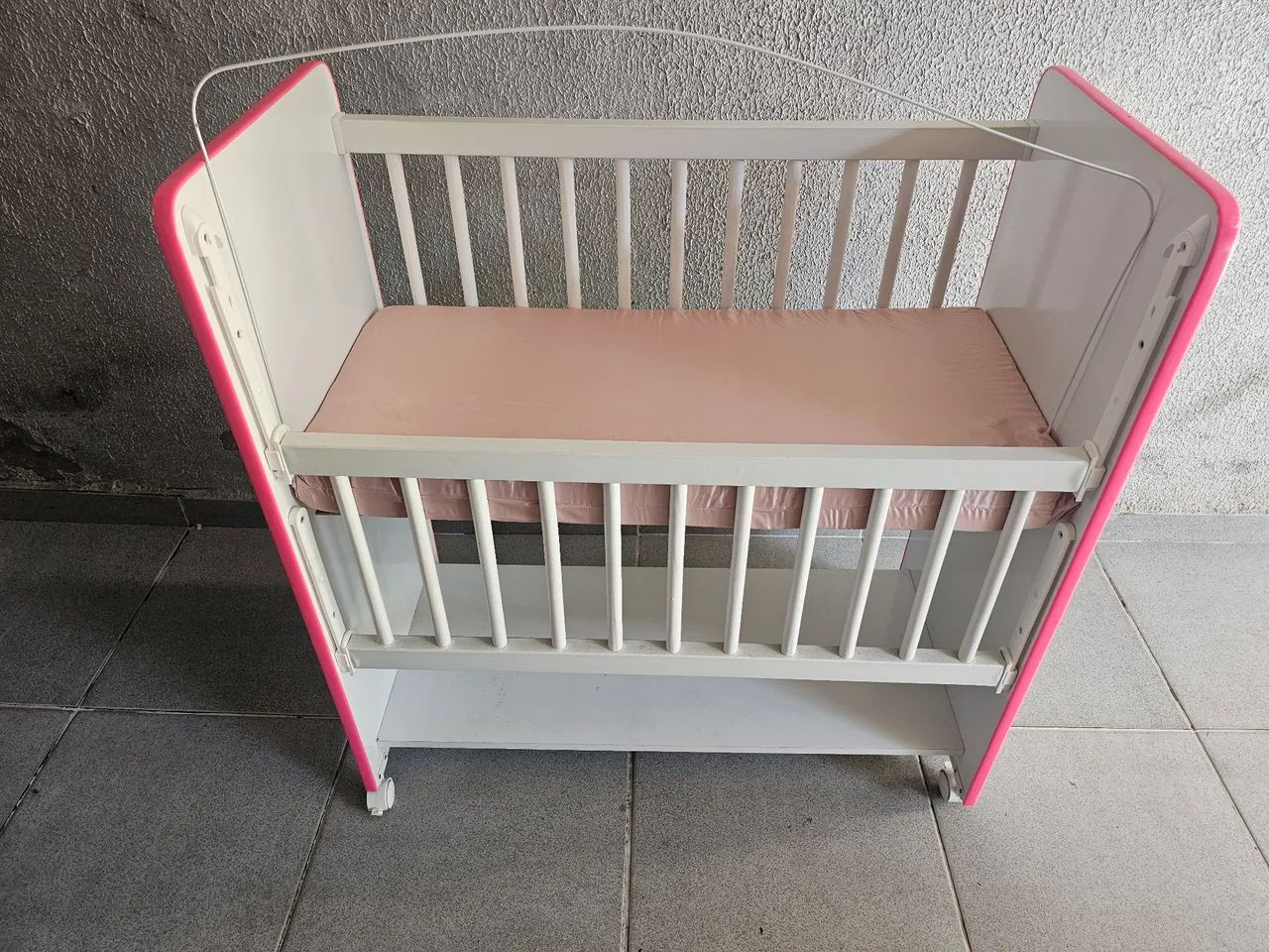 Mini Berço Infantil Menina - Foto 3