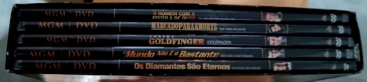 BOX DVD original  JAMES BOND 5 FILMES - Foto 2