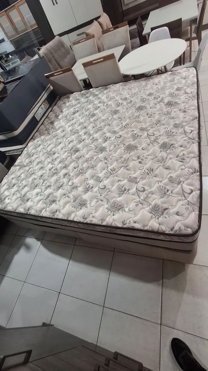 CAMA BOX SUPER KING CASTOR CONSERVADA  - Foto 2