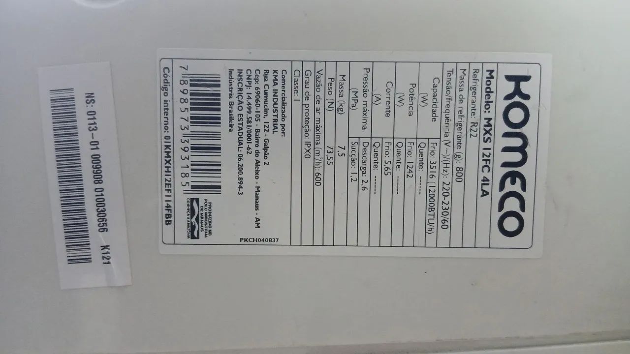 Vendo Evaporadora de ar-condicionado  - Foto 3