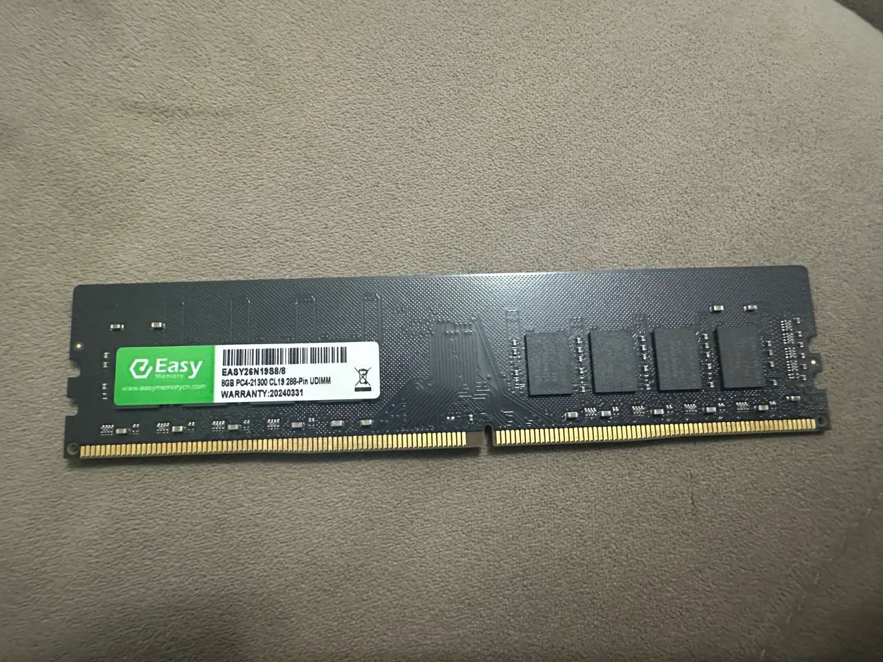 Memória RAM DDR4 8gb 2666MHZ