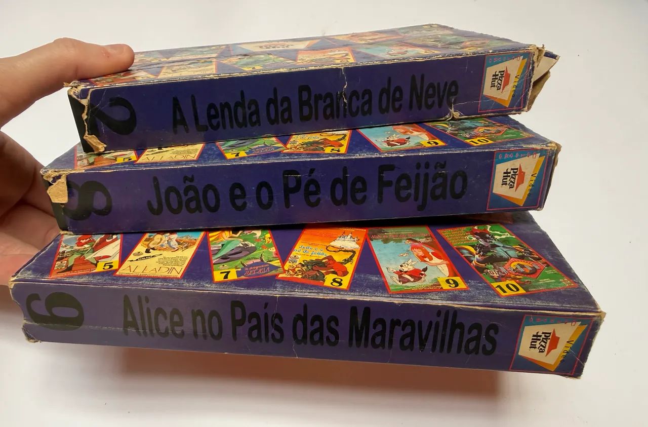 3 VHS - Coleção Pizza Hut nos 90/2000 - Foto 2