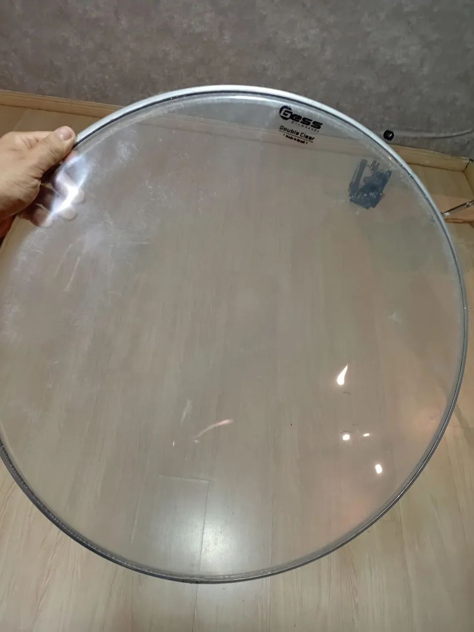 Pele bumbo de bateria 22 polegadas gess 