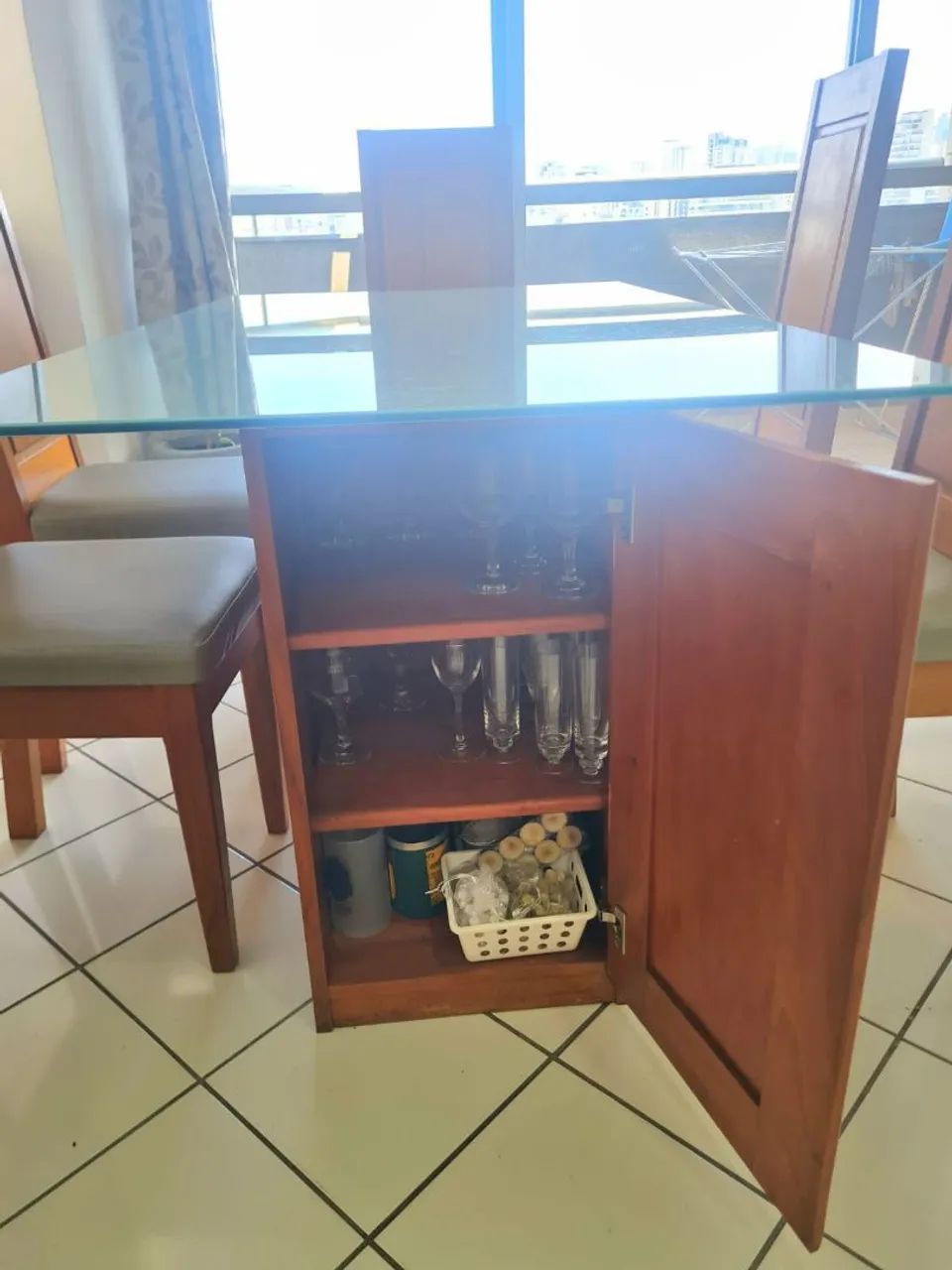 Mesa jantar 6 lugares com bases torres - Foto 2