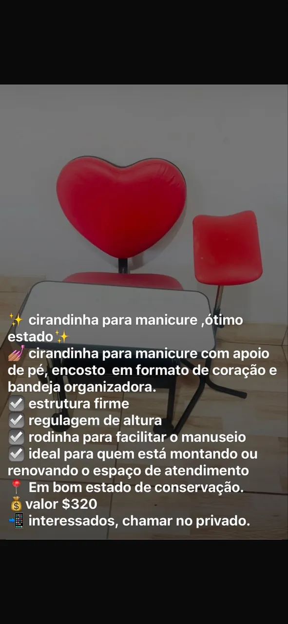 Cadeira de manicure - Foto 2