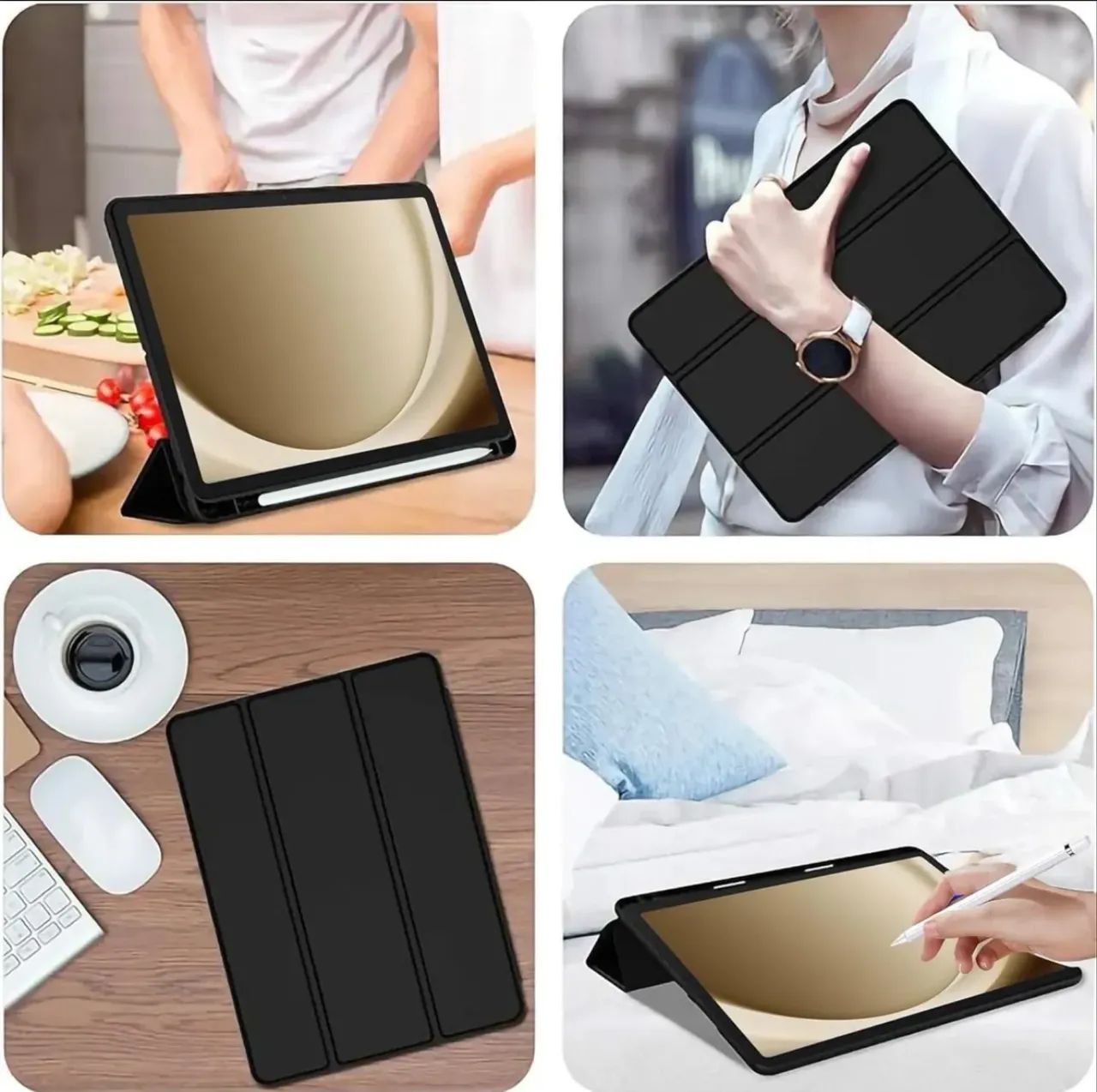 Capa Para Tablet Galaxy Tab A9+ Plus 11.0 Suporte De Caneta - Foto 5