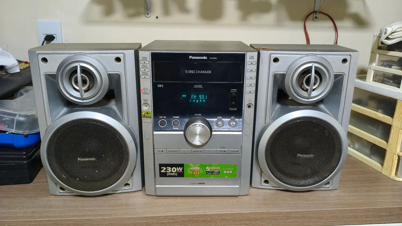 Som Panasonic funcionando perfeitamente tudo - Foto 4