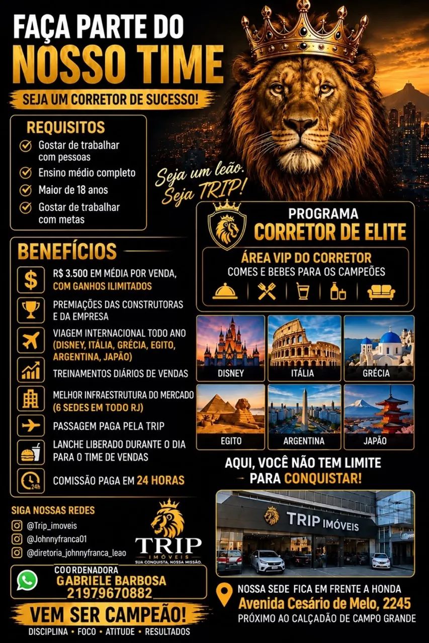 Vaga de emprego sem experiência *)