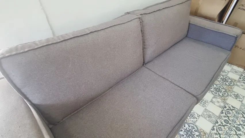 Sofá de 3 lugares de tecido