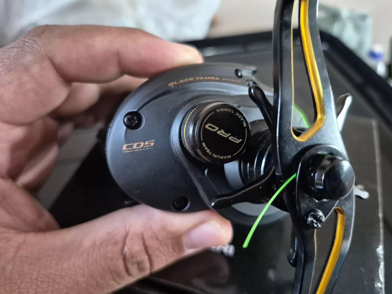 Carretilha de Pesca Black Tamba Pro Maruri Canhoto - Foto 2