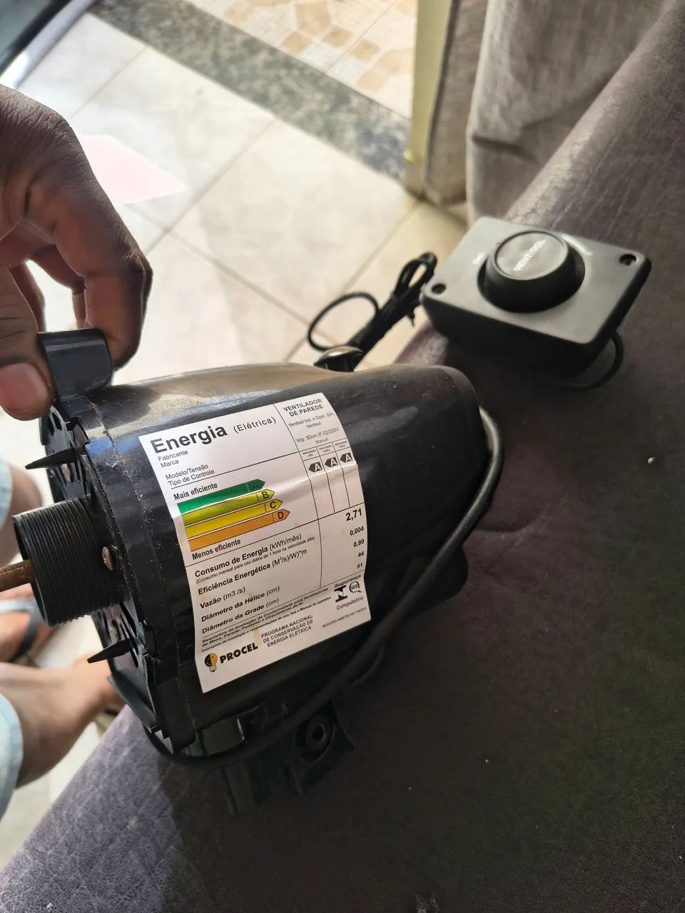 Motor de ventilador 