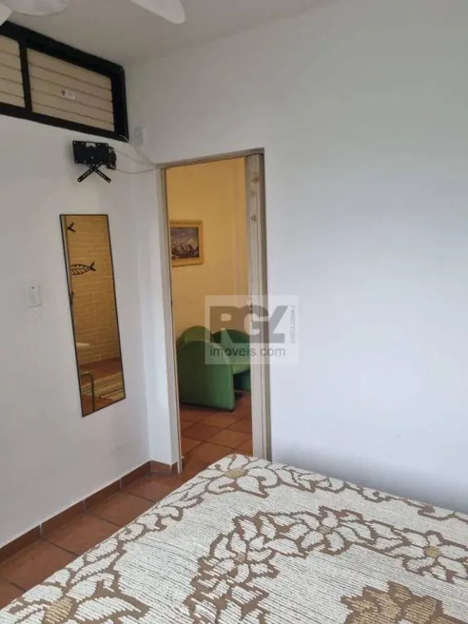 Apartamento com 1 dormitório para alugar, 33 m² por R$ 3.330,00/ano - Aparecida - Santos/S - Foto 8