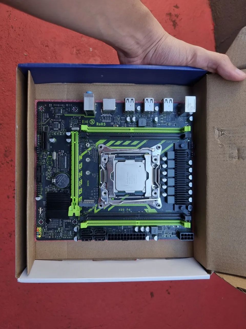Kit Placa-Mãe X99 + Processador Intel Xeon E5-2630 V4 - Foto 5