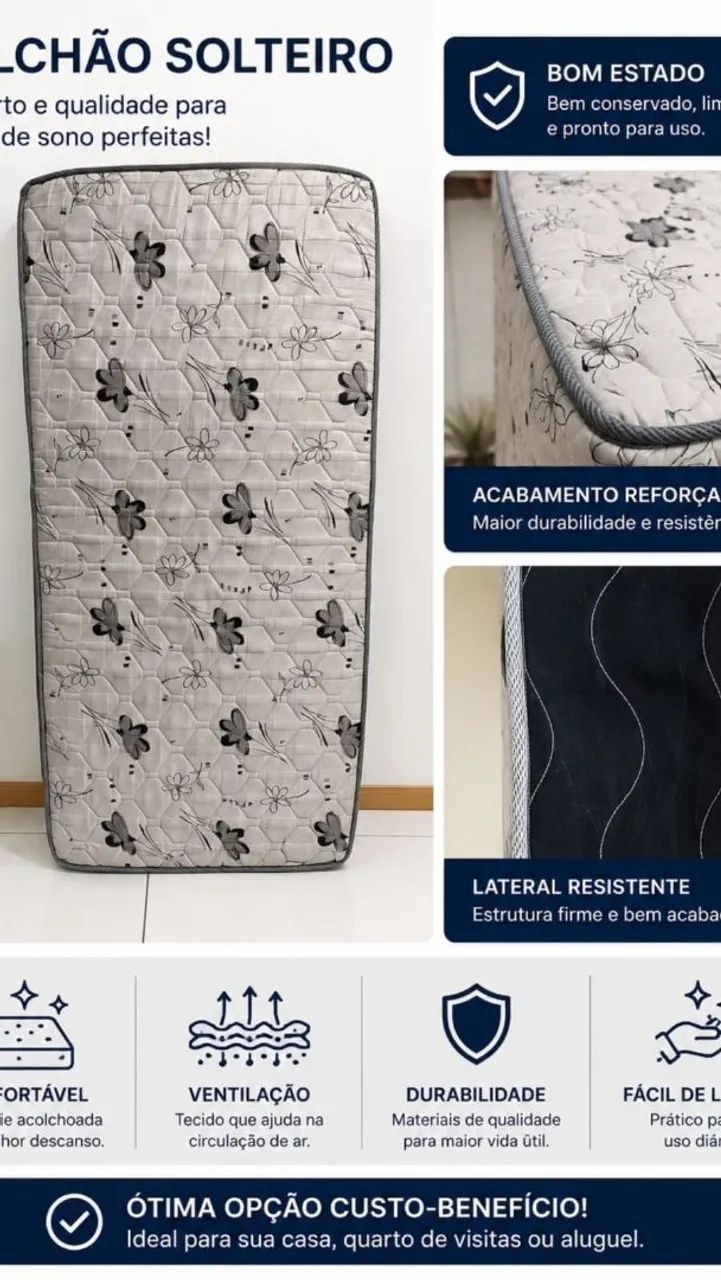 Colchão de solteiro