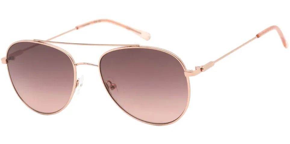 Óculos de sol Calvin Klein Rounded Aviator w/ Gradient Lens - Foto 2