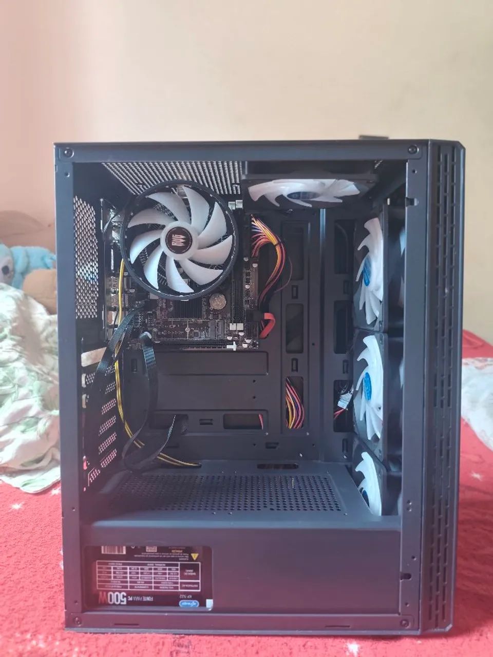 GABINETE RGB DDR3 I3 8 RAM 256GB  - Foto 3
