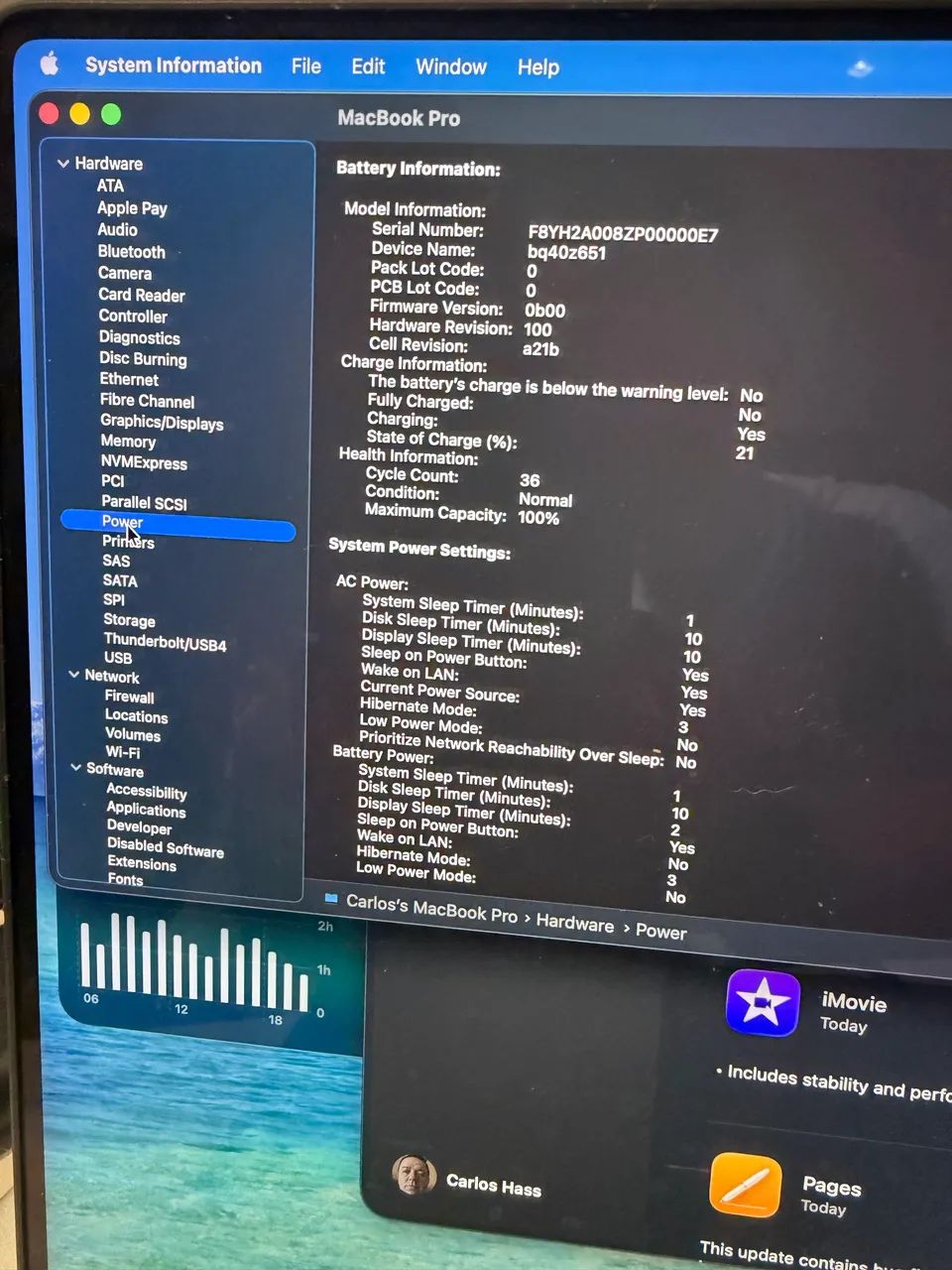 MacBook Pro 16Pol M3 36GB/512GB - 36 ciclos - Foto 4